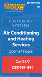 Mobile Screenshot of customairsystem.com